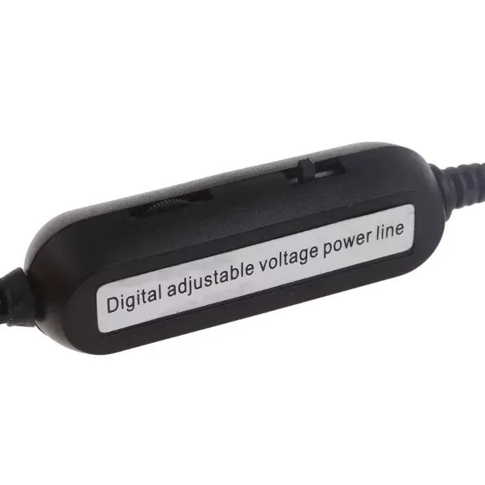 Câble USB C à tensions réglables 2V 3V 4.5V 6V 8V 12V avec voltmètre LED