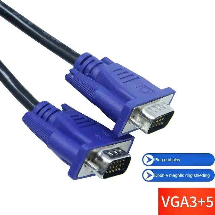 Câble VGA vers VGA 15 broches mâle vers mâle