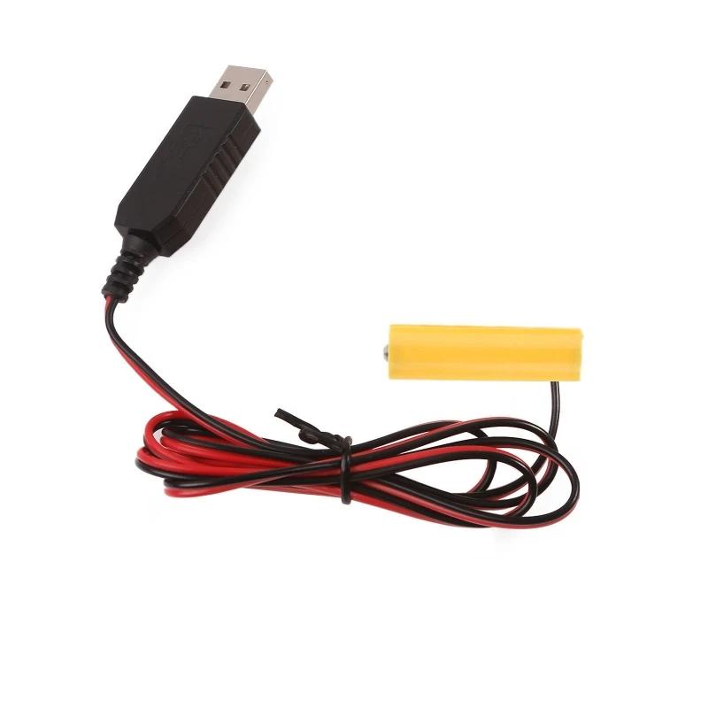 Câble éliminateur de batterie AA, entrée USB 5V2A, sortie de batterie factice AA 1.5V/3V/4.5V/6V, co
