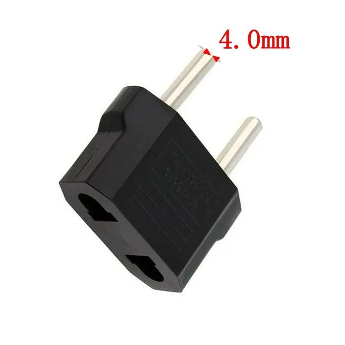 1 pièces adaptateur de prise ue 2 broches vers ue 2 broches rondes prise entrée AC 110 V-250 V 10A c
