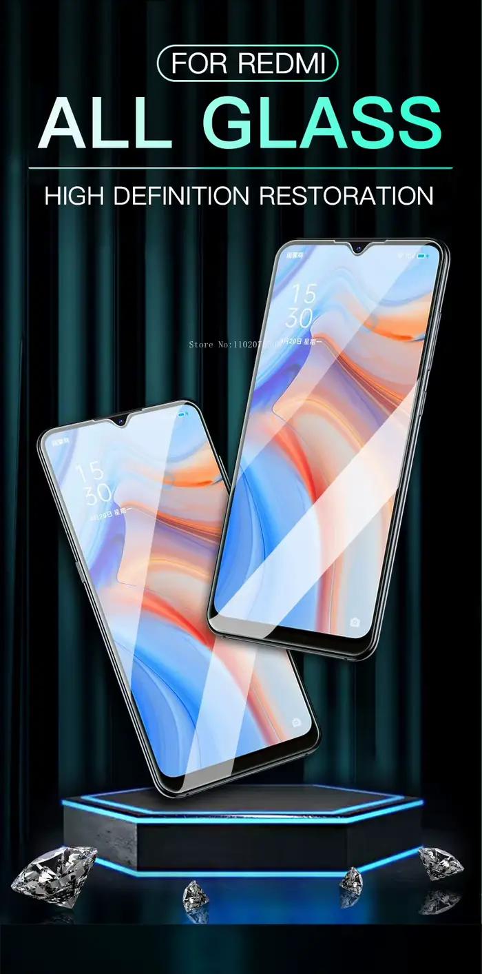2 pièces verre de protection pour Xiaomi Note 7 8 8T 9 5G 9S 10 Pro protecteur d'écran trempé Redmi