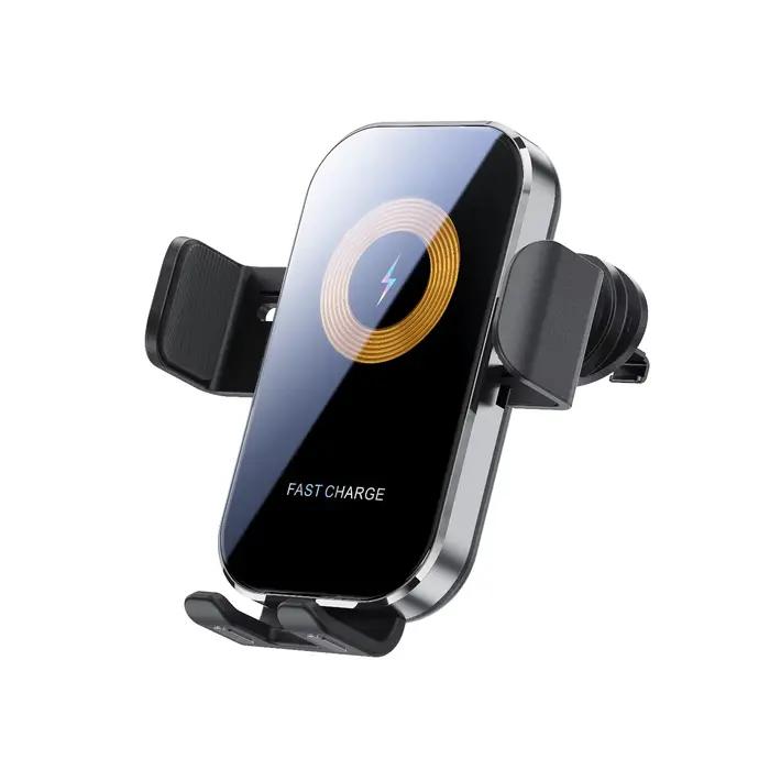 Chargeur sans fil universel pour voiture, support de téléphone pour voiture, charge rapide 15W, pour