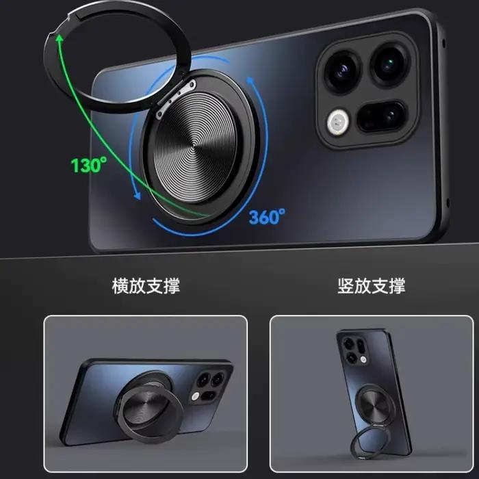 Pour OPPO Find X9 Pro luxe magnétique Magsafe Charge sans fil étui mat pour trouver X 9 X8 Ultra X7