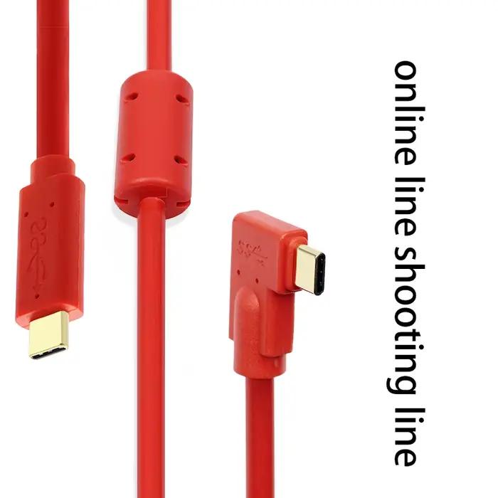 Câble USB-C vers USB-C pour appareil photo 3m 5m 8m pour Canon EOS R RP SONY A7m3 R3 A7R4 – Câble de