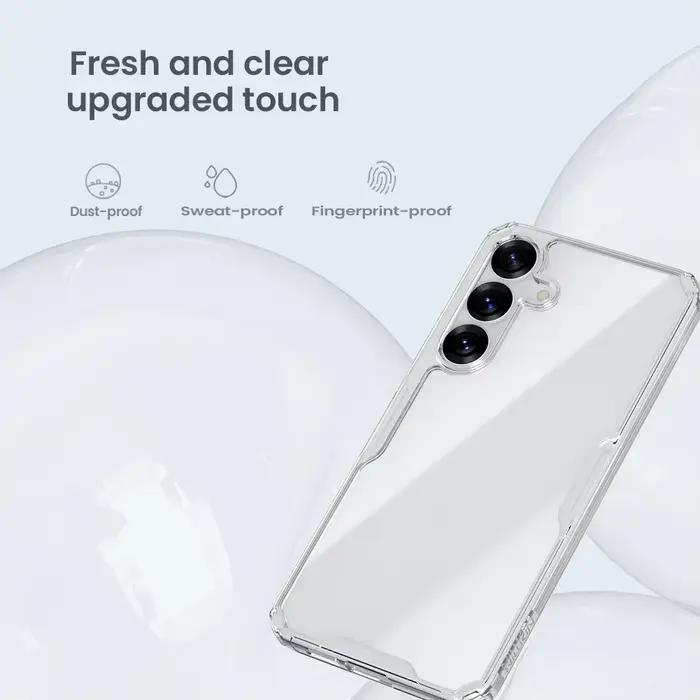 NILLKIN-Étui en TPU pour Samsung Galaxy S25, coque transparente couvertes de haute qualité