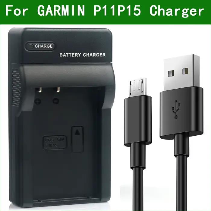Chargeur de batterie d'appareil photo numérique pour Garmin Monterra, GPS portable, VIRB Alpha P11P1