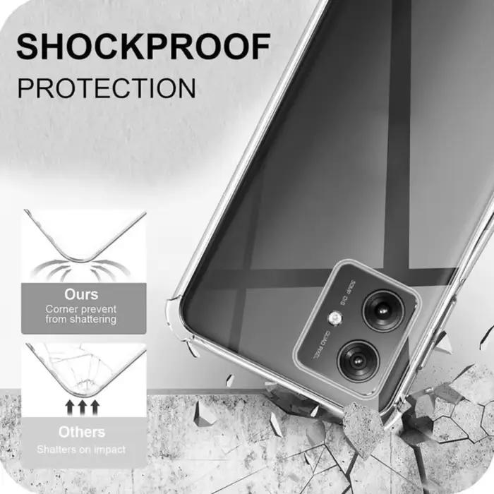 Coque de téléphone transparente antichoc pour Motorola Moto Edge 30 Fusion 20 lite 40 Neo 50 Pro, co