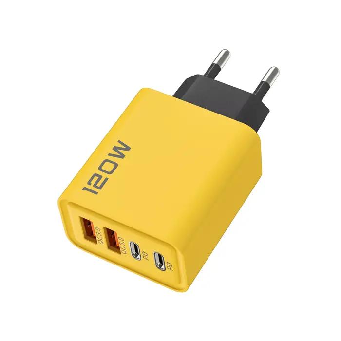 120W 4 ports USB-C chargeur rapide adaptateur mural Charge rapide pour iPhone 15 16 17 Pro Samsung S