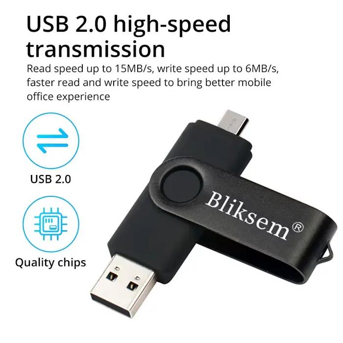 Bliksem-Clé usb 2.0 haute vitesse, support à mémoire de 32gb 64gb, support à mémoire de 32gb 64gb, l
