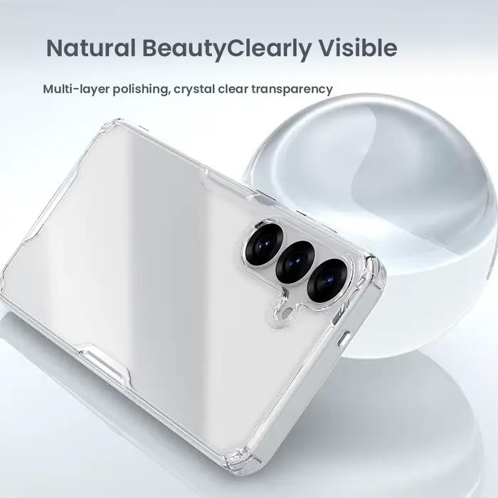 NILLKIN-Étui en TPU pour Samsung Galaxy S25, coque transparente couvertes de haute qualité