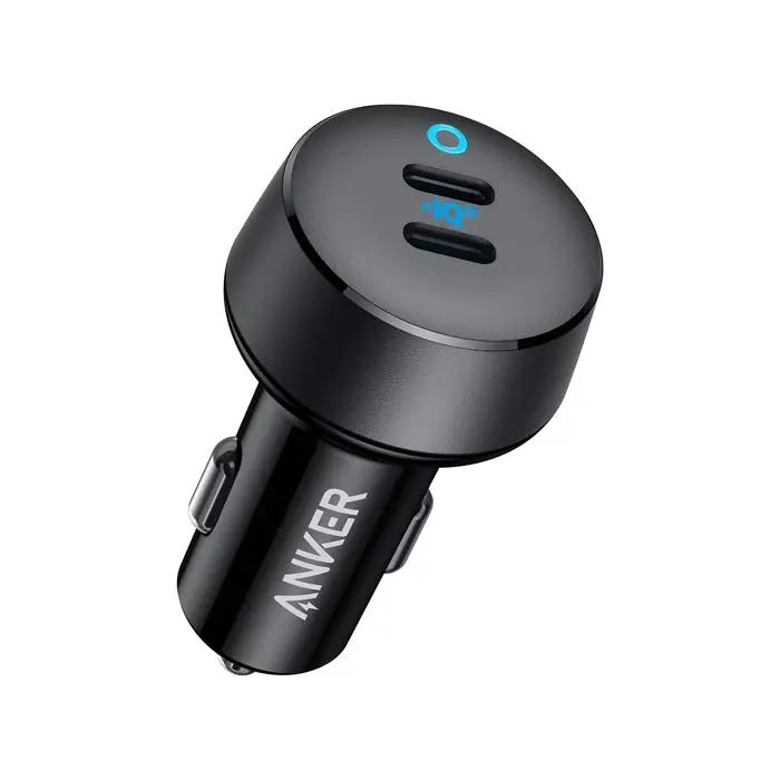 Anker USB C chargeur de voiture 40 W 2 ports PowerIQ 3.0 Type C adaptateur PowerDrive III Duo avec a