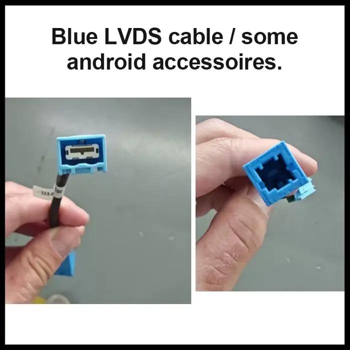 Uniquement le câble pour l'utilisation d'un appareil Android