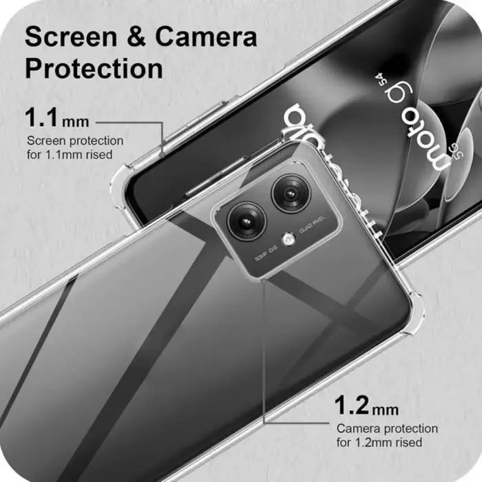 Coque de téléphone transparente antichoc pour Motorola Moto Edge 30 Fusion 20 lite 40 Neo 50 Pro, co