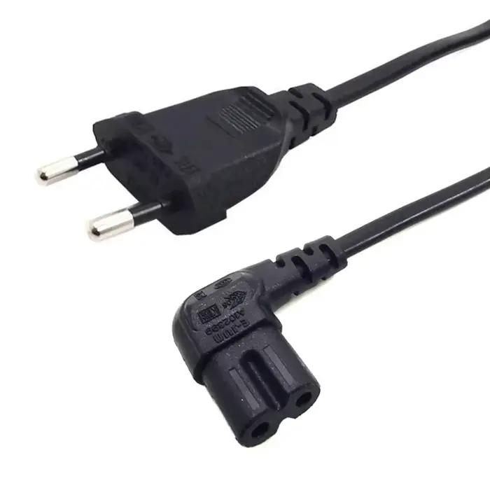 Cordon d'alimentation EU vers IEC 320C C7, Schuko CEE7/16 vers C7 Firgure 8, câble d'alimentation po