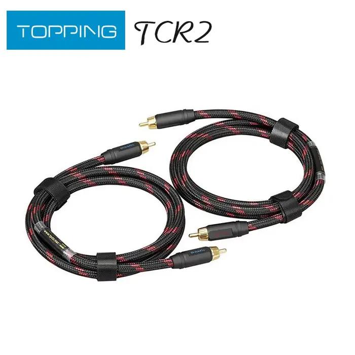 TOPPING TCR2 câble RCA 6N câble Audio professionnel RCA plaqué or en cuivre monocristallin