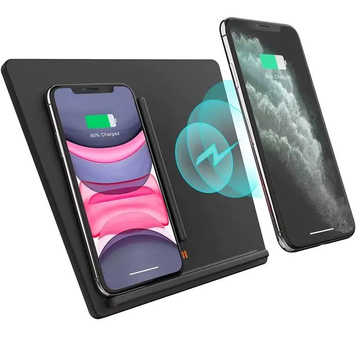 Chargeur sans fil 10W pour Tesla modèle 3 2017 2018 2019 2020, accessoires, double chargeur de télép