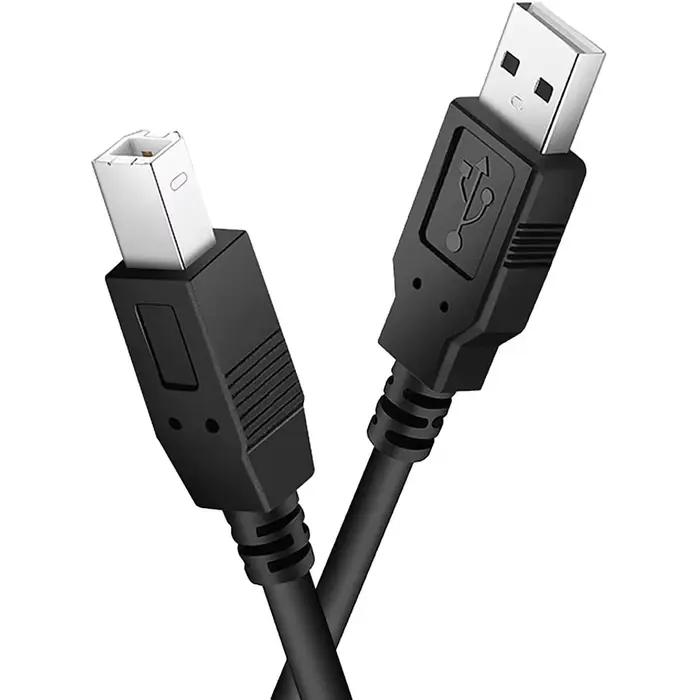 Câble USB B acity I pour instruments, 6 pieds, USB 2.0 Type A vers Type B, câble d'imprimante, compa
