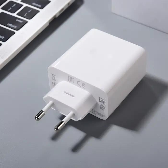 Realme – chargeur SuperVooc 100W d'origine, adaptateur de charge rapide ue, câble USB C pour Realme