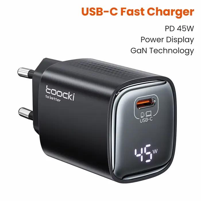 Toocki 45W GaN chargeur KR prise SFC 2.0 PPS 3.0 QC4.0 Type C chargeur de téléphone rapide pour iPho