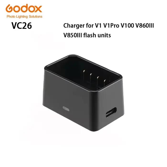 Godox Original VC26 chargeur USB/VC26T AC Multi chargeur pour V1 V1Pro V100 V860III V850III Flash VB