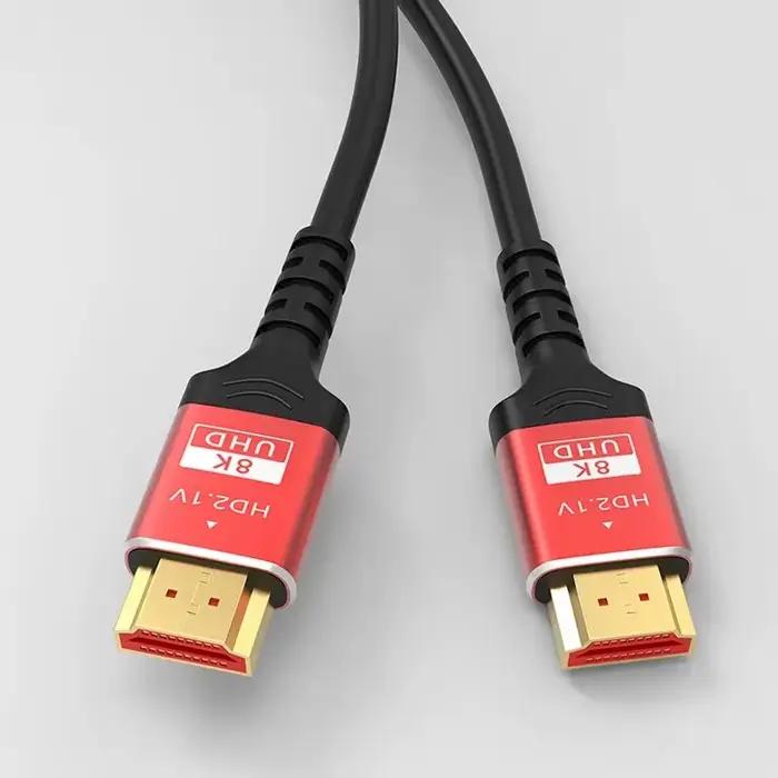 Haute Vitesse HDMI Câble 8K60HZ 48Gbps HDTV2.1V 4K 120HZ 3D TV Ordinateur Moniteur Projecteur PS Con