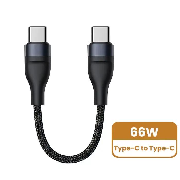Olaf 25 cm USB Type C vers USB C câble de charge rapide USB IOS câble de données pour batterie exter