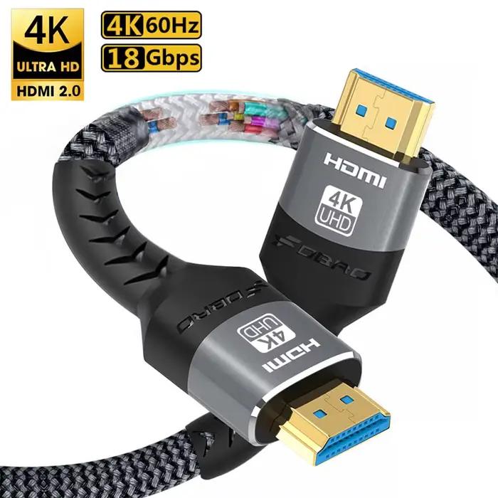 Câble HDMI 8K haute vitesse 48Gbps HDMI 2.1 hdmi vers hdmi câble vidéo haute définition 1m 2m 3m 5m