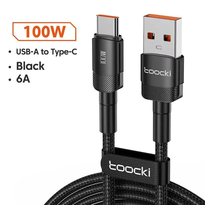 Toocki USB Type C câble charge rapide USB C chargeur cordon pour iPhone 15 14 13 12 11 Huawei P40 P3