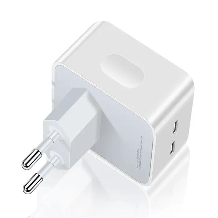 Chargeur Rapide Double PD Pliable 35W Type C pour Téléphone, Adaptateur de Charge pour iPhone 17 15