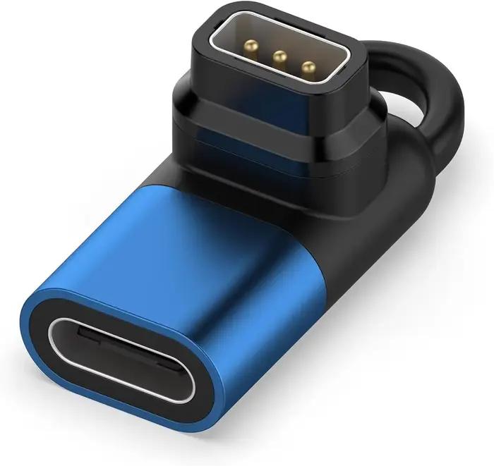 Convertisseur de chargeur type-c pour Coros Pace 3 2/Vertix 2 USB C, adaptateur de charge en forme d