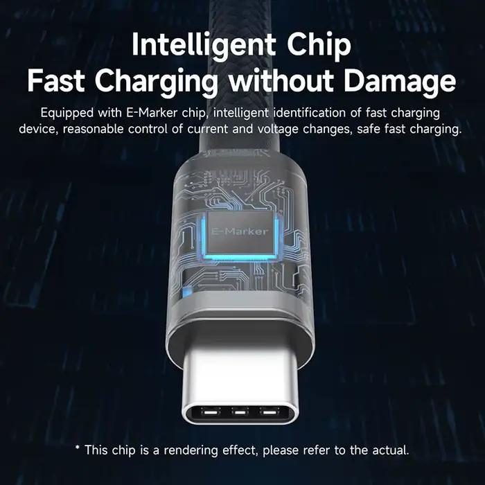 Hagibis câble USB4 prise verticale USB C vers USB C