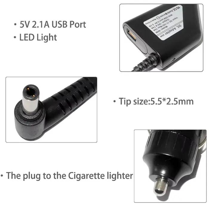 Chargeur de voiture 19V 4.74A 90W