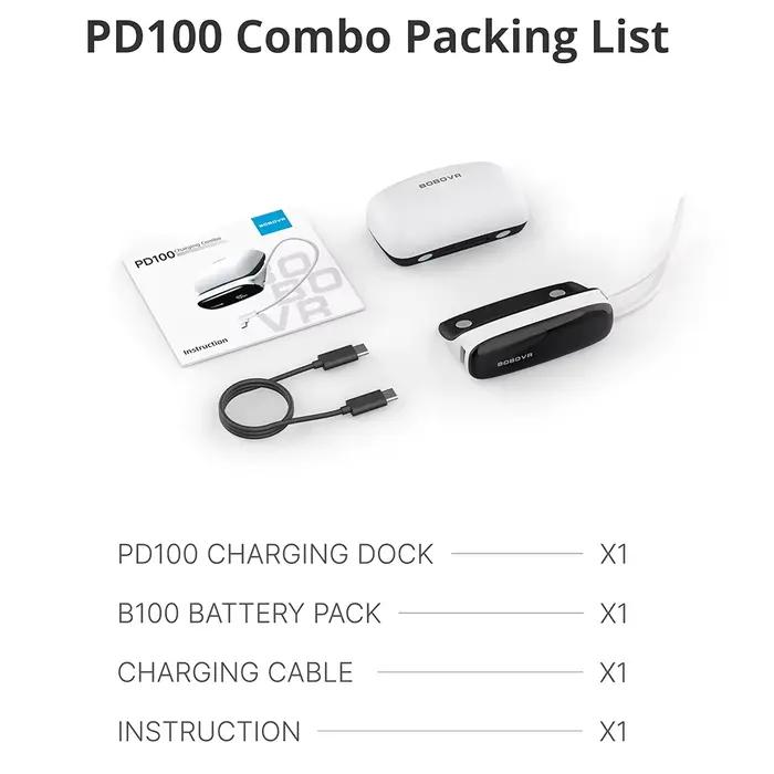 BOBOVR PD100 Combo 10000mAh batterie externe Portable 30W PD chargeur pour ordinateur