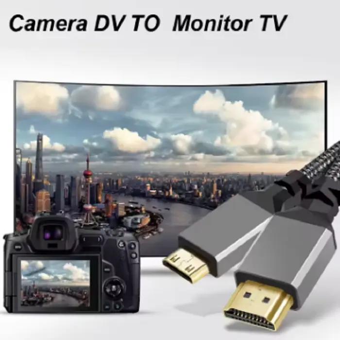 1M 2M 3M 5M 10M Nylon HDMI2.0 MINI câble HDMI vers