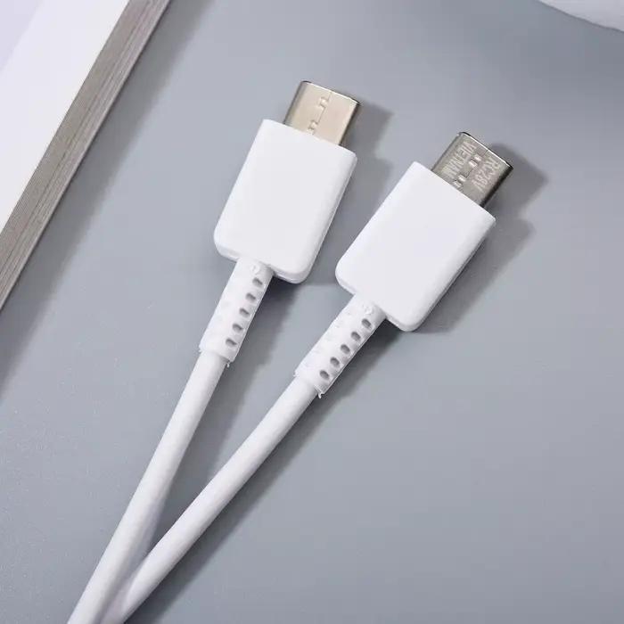 Câble d'origine SAMSUNG 45W PD USB C 1/1.8M 3A pour Galaxy S24 S25 Ultra Note 10 A54 Fold 7 6 25W Charge rapide USB Type C cordon de données