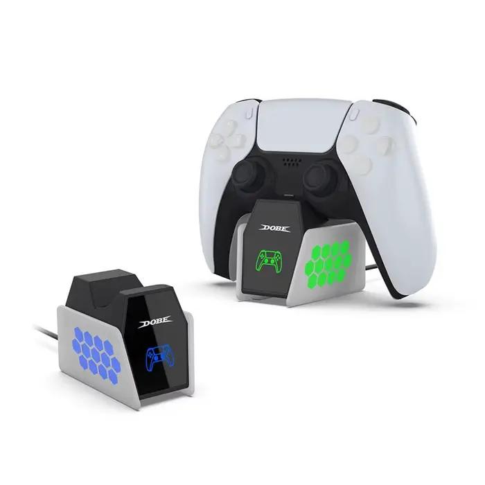 Station de charge unique intelligente pour manette PS5 et PS5 Elite avec chargeur de contrôleur de lumière LED