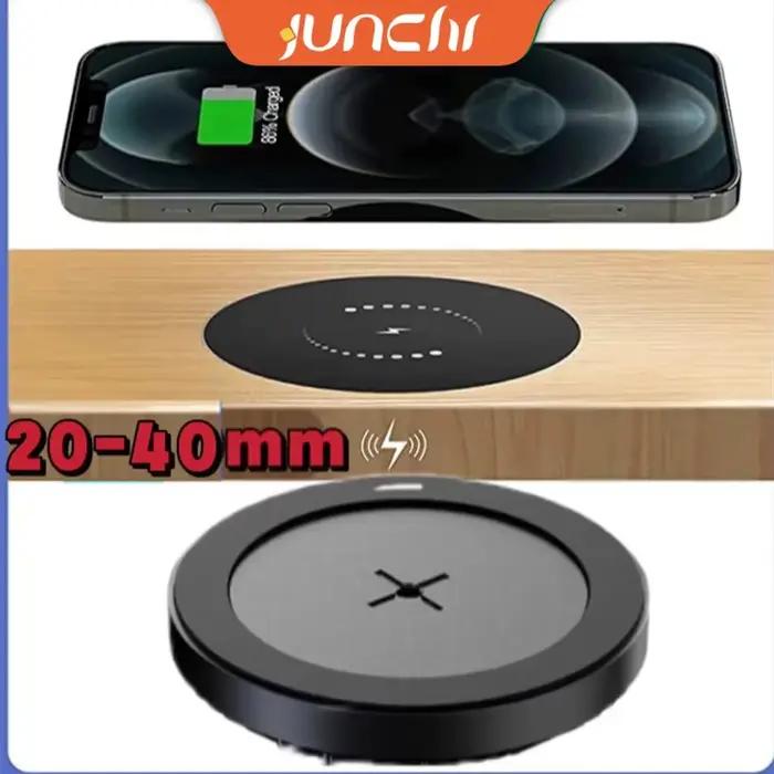 Chargeur sans fil intégré rapide Qi pour bureau Galaxy S23 S22 recharge sans fil moderne élégant pour travail occasionnels spéciaux