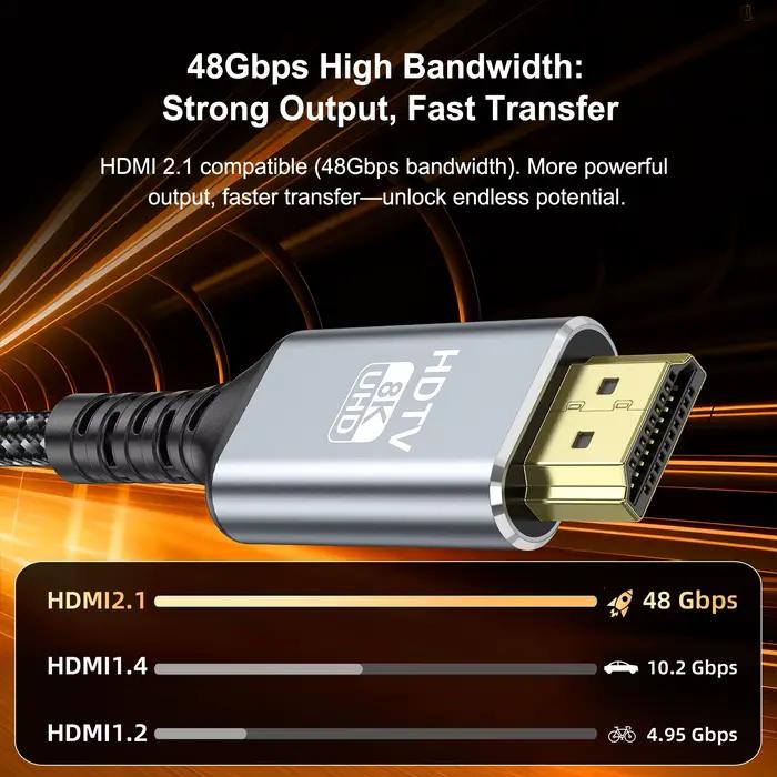 Câble HDMI 2.1 8K@60Hz