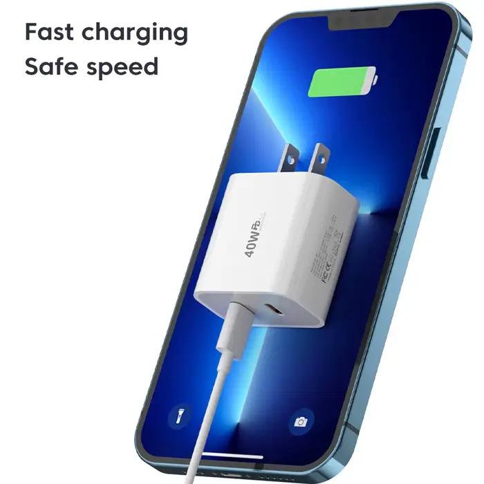 Olaf 40W USB C chargeur Charge rapide QC 3.0 double PD