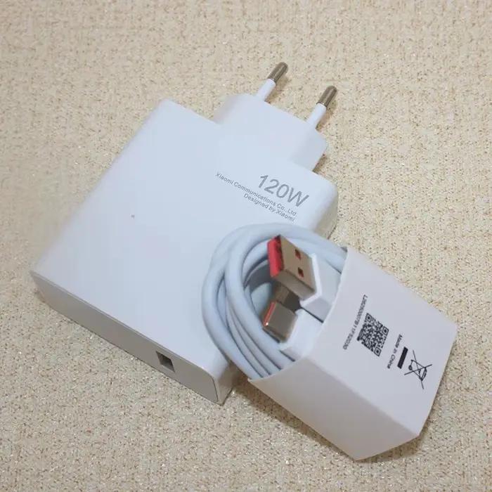 Chargeur Xiaomi 120W Adaptateur Charge Rapide Hypercharge Cargador EU US Redmi Note Pro Mi 14 13T 13 12T T