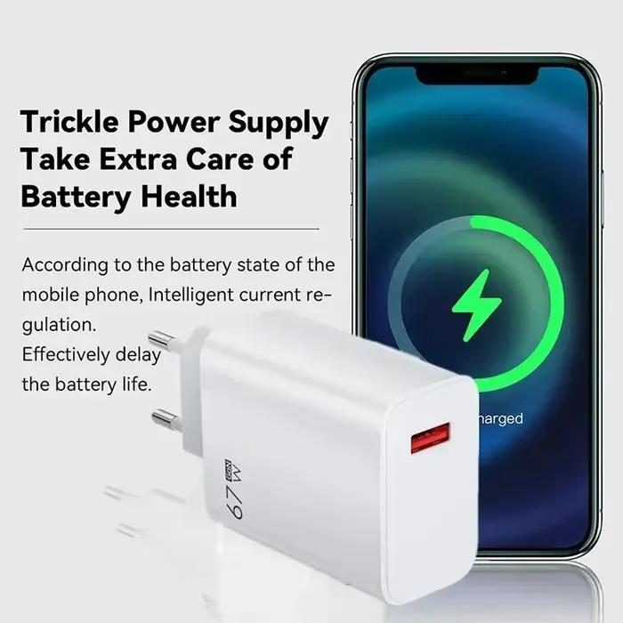 Chargeur Turbo 67W pour Xiaomi 15 Mi 14 13T 12T 13 Ultra Pro Redmi Note 12 11 13 Pro Poco X5 F5 Pro