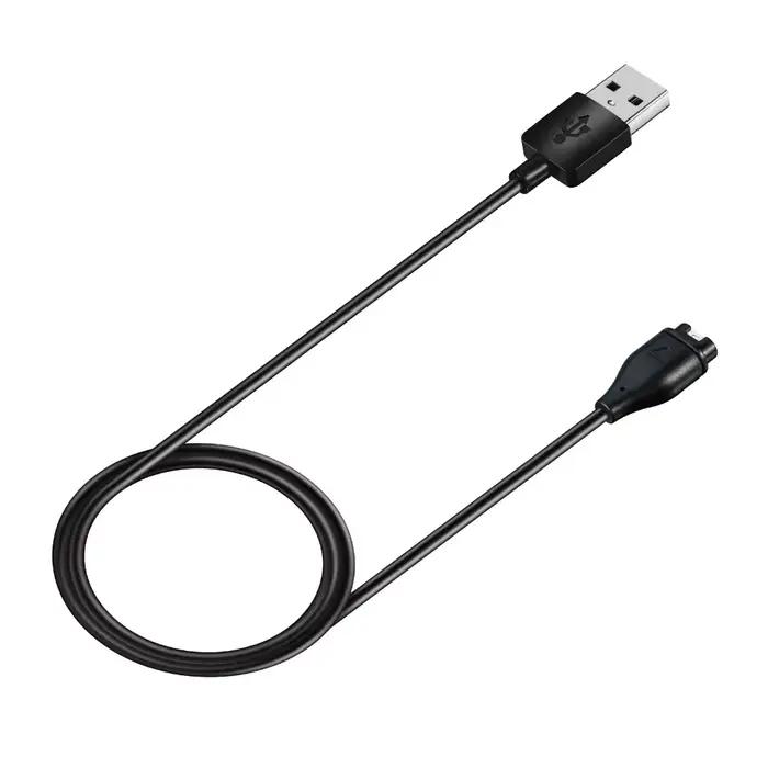 Câble de chargement USB 100 cm pour montres Garmin compatible avec Fenix 5/5S/5X/6/6S/6X/7/7S/7X/8, Forerunner 45/165/245/255/265, haute performance, sécurité et rapidité de charge