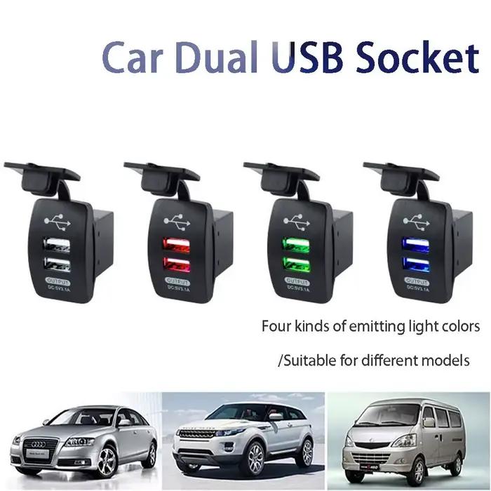 Adaptateur de chargeur de téléphone portable pour voiture et moto