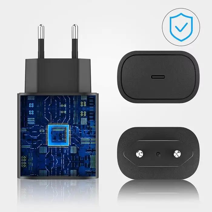 Chargeur mural rapide USB C 25W avec câble de charge