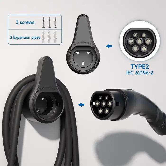 Support mural pour chargeur de véhicule électrique Type 2