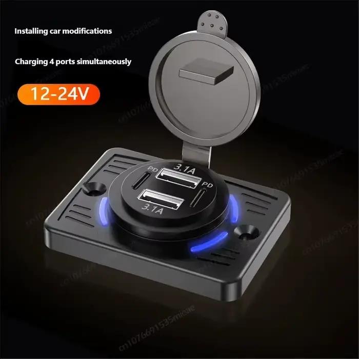 Panneau de chargeur mural à sortie USB 12v