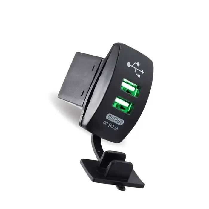 Adaptateur de chargeur de téléphone portable pour voiture et moto