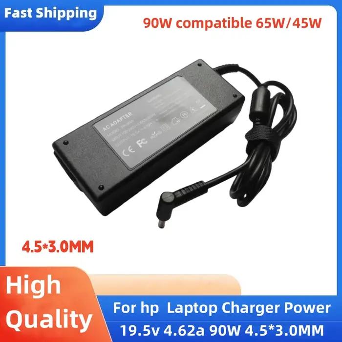 Adaptateur d'alimentation pour ordinateur portable HP 90W 19.5V 4.62A compatible avec pavillon 14 15 PPP012C-S envy 17 17-j000 15-e029TX occasions professionnelles et personnelles