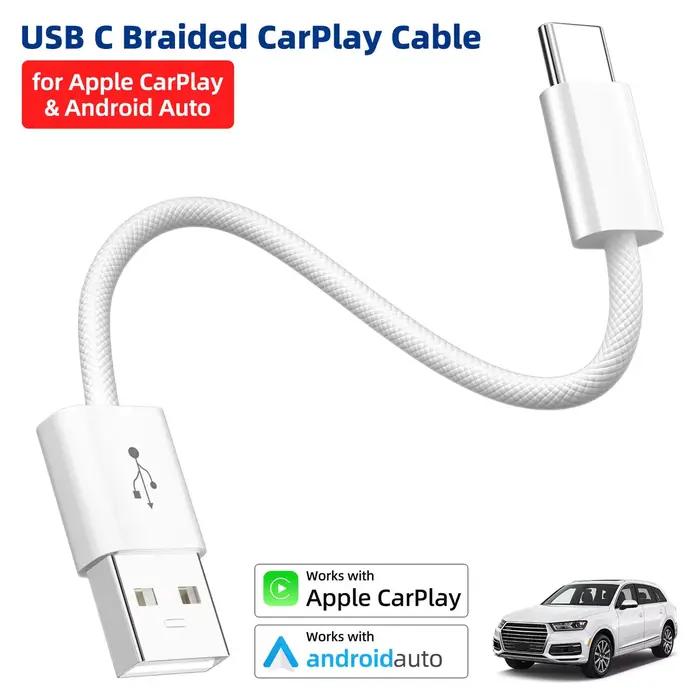 Câble USB C Carplay pour iPhone 15 16 17 série 18W Type C