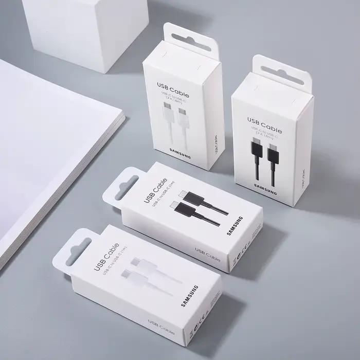 Câble d'origine SAMSUNG 45W PD USB C 1/1.8M 3A pour Galaxy S24 S25 Ultra Note 10 A54 Fold 7 6 25W Charge rapide USB Type C cordon de données